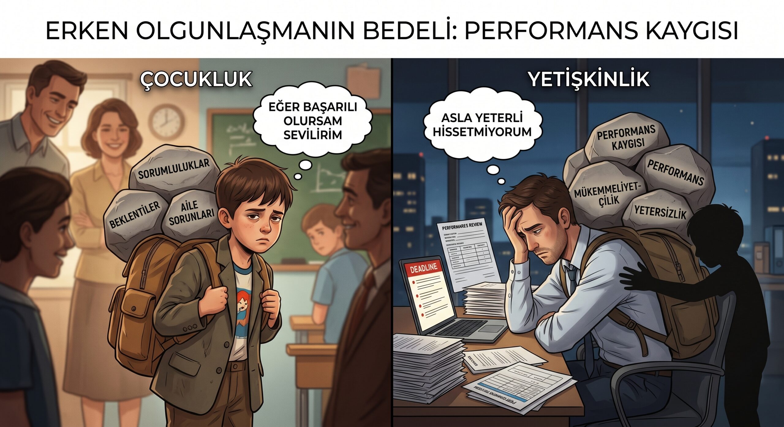 Erken Olgunlaşan Çocuklar Neden Ömür Boyu Performans Kaygısı Yaşar